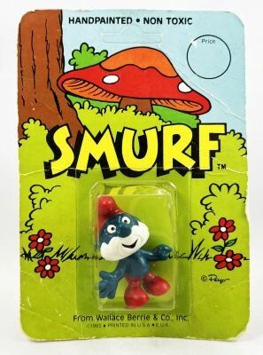 The Smurfs - Wallace Berrie & Co. / Schleich -  PaPa Smurf (Classic)