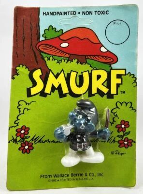 The Smurfs - Wallace Berrie & Co. / Schleich -  Policeman Smurf