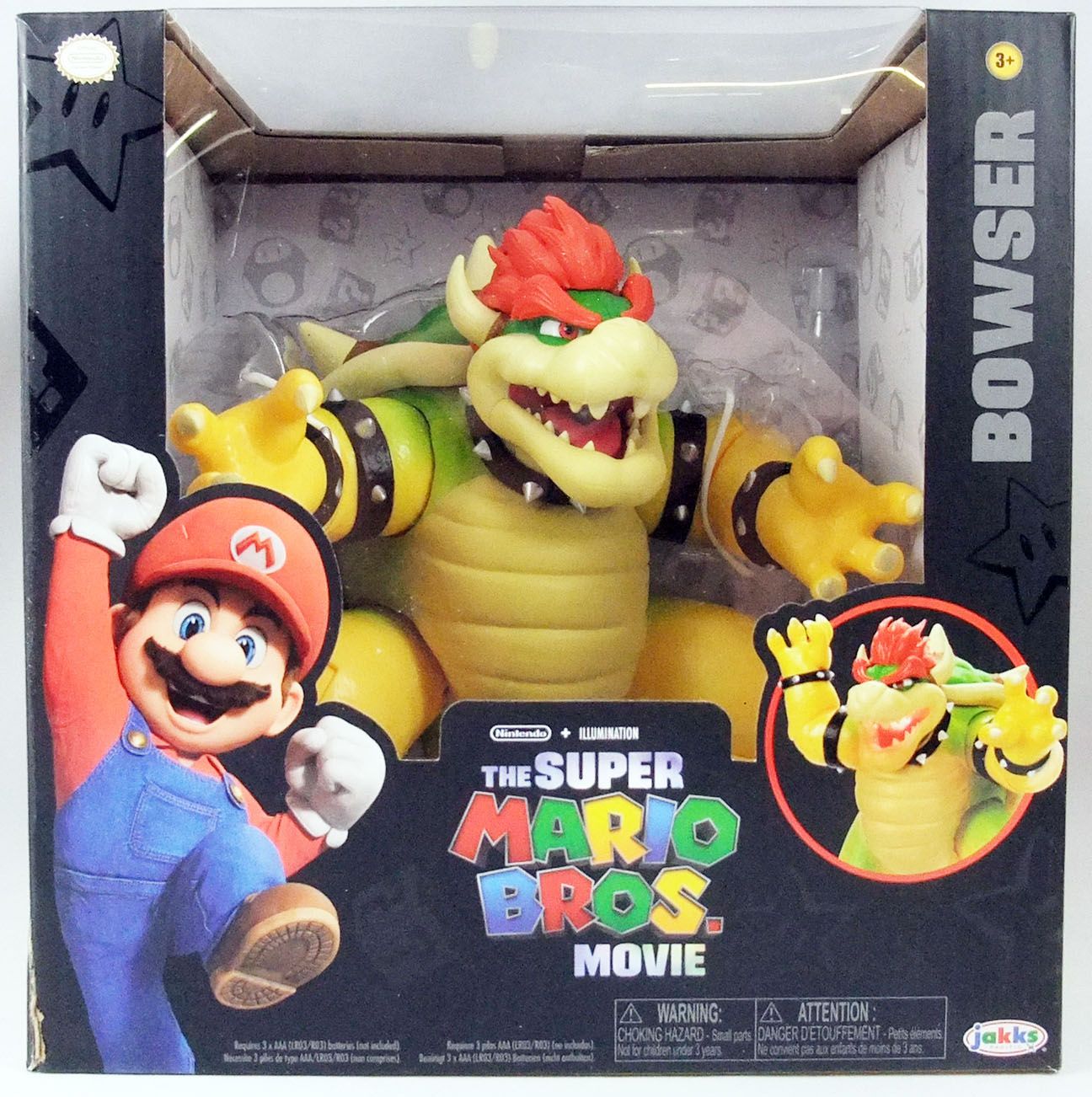 The Super Mario Bros. Movie Jakks Pacific Bowser actionfigure