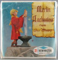 The Sword in the Stone - View-Master - Set of 3 discs (21 Stereo Pictures) with Booklet
