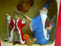 The Sword in the Stone Boxed Set Plastic figure Jim Merlin Arthur Archimede Squirrel