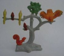 The Sword in the Stone Plastic figure Jim Tree with archimedes & Squirrel