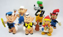 The Three Little Pigs - Comics Spain Complete set of 6 pvc figures