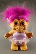 The Trolls - Plastic Figure 8\  (Russ Berrie) -  BallerinaTroll 