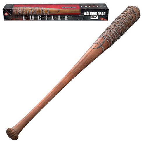 Zombie Negan Lucille Walking Dead Mini Wooden baseball bat 18" 