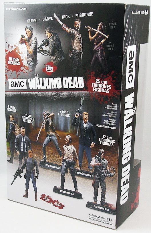 The Walking Dead Limited Edition Heroes 3 Pack Michonne Rick and Daryl McFarlan 