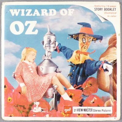 The Wizard of Oz - Set of 3 Discs Gaf View Master 3-D B 361