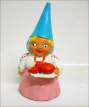 The world of David the Gnome - PVC Figure - Lisa serves the Tea (pink dress)