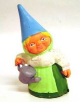 The world of David the Gnome - PVC Figure - Lisa with a watering-can (green dress)