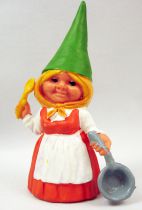 The world of David the Gnome - PVC Figure - Susan cooks (orange dress)
