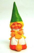 The world of David the Gnome - PVC Figure - Susan knits (orange dress)