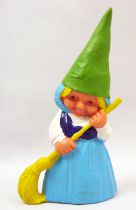The world of David the Gnome - PVC Figure - Susan sweeps (blue dress)