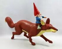 The world of David the Gnome - Star Toys PVC Figure - David on the back of Swift the fox