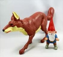 The world of David the Gnome - Star Toys PVC Figure - David on the back of Swift the fox