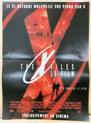 The X-Files: Fight the Future - Movie Poster 40x60cm - 20th Century Fox 1998