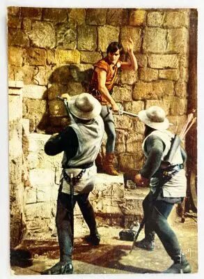 Thierry la Fronde - Carte Postale ORTF / Editions Yvon - n�09 Pris au pi�ge!.