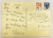 Thierry la Fronde - Carte Postale ORTF / Editions Yvon - n°10 Thierry expose son plan d\'attaque.