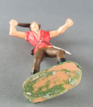 Thierry la Fronde - Figurine Clairet - Thierry tunique rouge