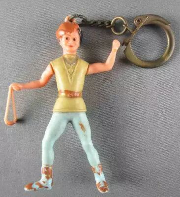 Thierry la Fronde - Figurine Plastique Articul�e Porte Cl� - Thierry avec Dague & Fronde