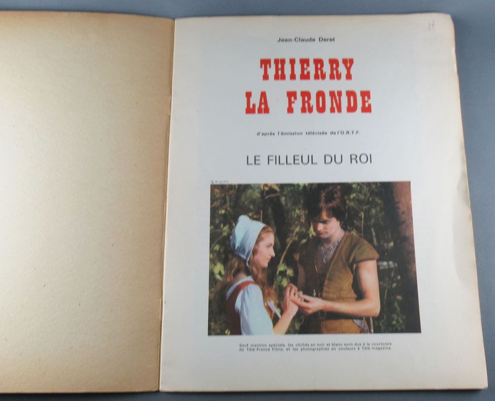 Thierry la Fronde - Illustrated story book Editions Hachette - The Drame of  Rouvres