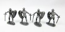 Thierry la Fronde - Production FF Paris - 24 Figurines 1/72 en Boite Comme Airfix