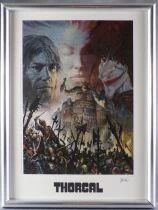 Thorgal - Bookplate Tir&eacute; &agrave; Part La Bataille d\' Asgard Framed 2 Rosinsky Sente Van Hamme Plan&egrave;te Bd 2010