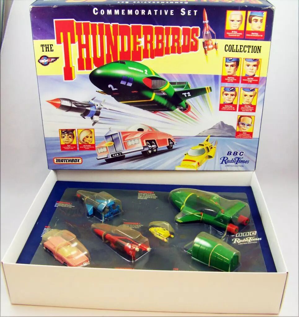 Thunderbirds Matchbox Commemorative Set Of 5 Diecast Vehicles TB1 Thunderbirds Matchbox Commemorative Set Of 5 Diecast Vehicles TB1
