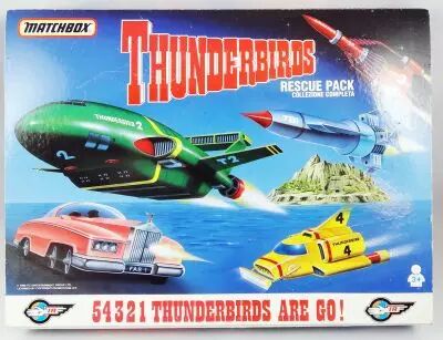 Thunderbirds -  Matchbox - Rescue Pack: Set de 5 V�hicules M�tal (TB1, TB2, TB3, TB4 & FAB1)