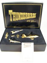 Thunderbirds -  Matchbox Collectibles - Edition Spéciale 5 véhicules plaqués Or (TB1, TB2, TB3, TB4 & FAB1)