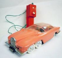 Thunderbirds - A JR 21 toy - J. Rosenthal Toys LTD - Lady\'s Penelope\'s FAB1(Battery Operated Remote Control Plastic Scale Model)