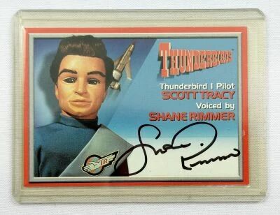 Thunderbirds - Autographed Trading Cards: Shane Rimmer (Thunderbird 1 Pilot Scott Tracy) - Cards Inc. (2001)