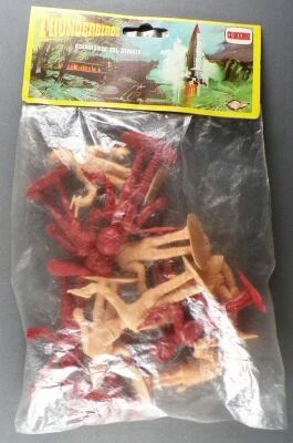 Thunderbirds - Comansi - Sachet de 12 Figurines (Rouge & Saumon)
