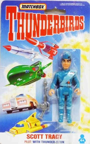 Thunderbirds - Matchbox - Complete Set of 10 Action Figures (Mint 