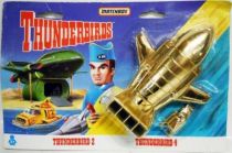 Thunderbirds - Matchbox - TB2 & TB4 \'\'Golden\'\' Diecast Vehicles (Mint on Card)