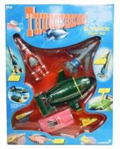 Thunderbirds - Vivid - Rescue Pack: Set de 6 Véhicules plastiques sonores (TB1, TB2, TB3, TB4, FAB1 & Mole)