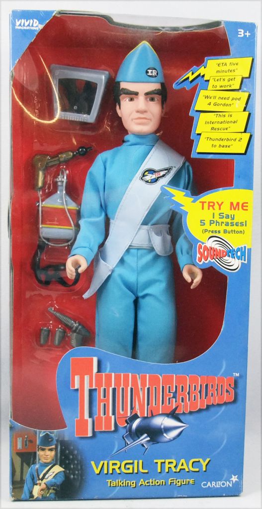 Thunderbirds - Vivid Carlton - Virgil Tracy - Figurine 30 cm parlante