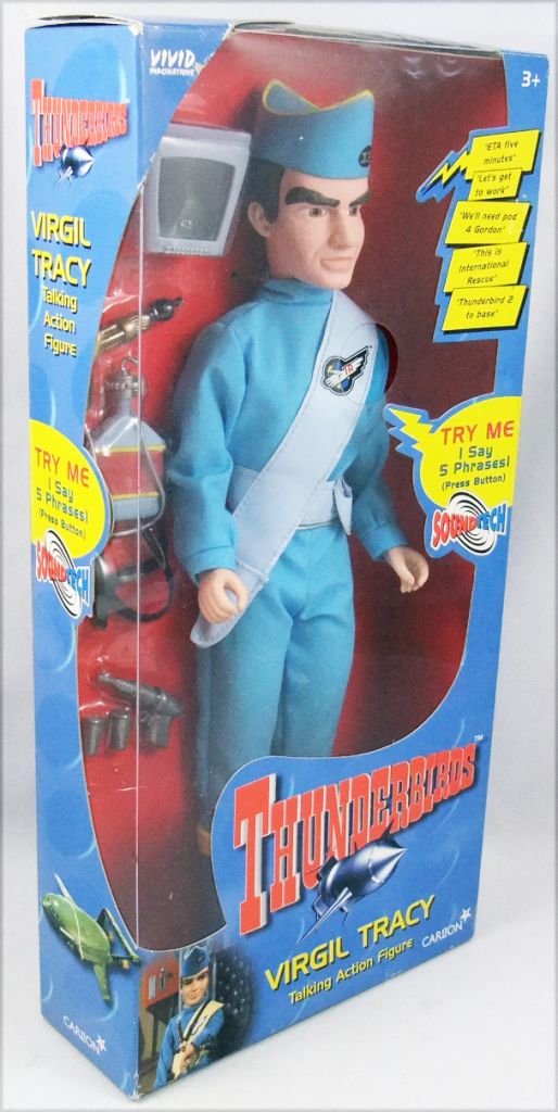 Thunderbirds - Vivid Carlton - Virgil Tracy - Figurine 30 cm parlante