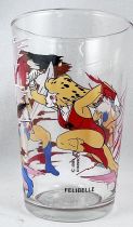 Thundercats - Amora Mustard glass - Lion-O, Cheetarah & Monkian