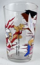 Thundercats - Amora Mustard glass - Lion-O, Cheetarah & Monkian