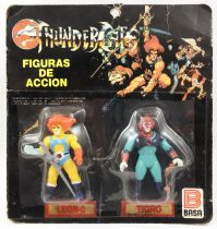 Thundercats - Kidworks (Basa) Miniatures - Lion-O & Tygra / Leon-O & Tigro (mint on card)