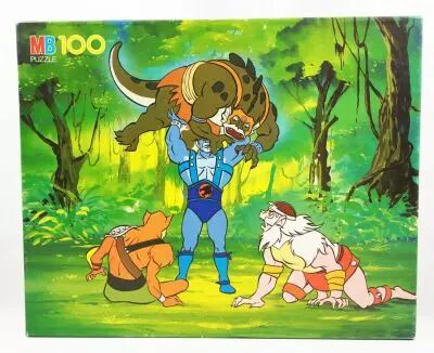 Thundercats - Puzzle MB 100 pieces - Panthro vs Mutants (ref.3417-22)