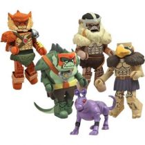 Thundercats (Cosmocats) - Art Asylum Minimates - Slithe, Monkian, Vultureman, Jackalman & Wolfrat