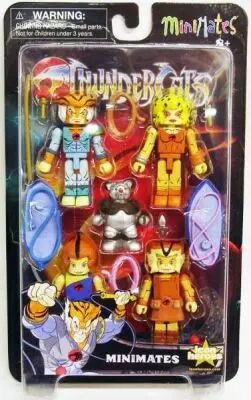 Thundercats (Cosmocats) - Art Asylum Minimates - Tygra, Cheetara, Wilykit, Wilykat, Ro-Bear Berbil Bill