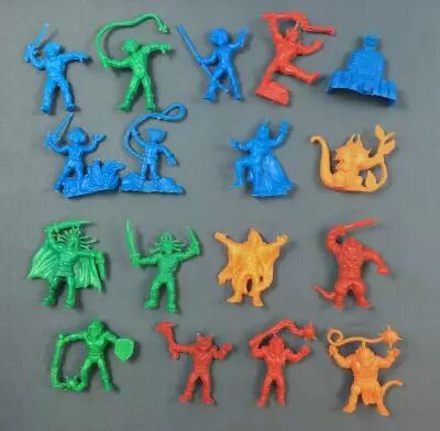 Thundercats (Cosmocats) - Dunkin Bubble Gum - S�rie de 17 figurines monochromes