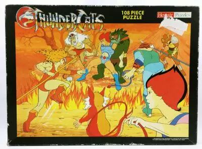 Thundercats (Cosmocats) - Hestair Puzzles 108 pi�ces - L\'Attaque des Mutants