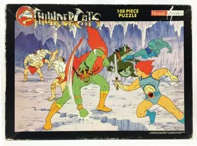 Thundercats (Cosmocats) - Hestair Puzzles 108 pi�ces - Starlion & Panth�ro vs Mutants