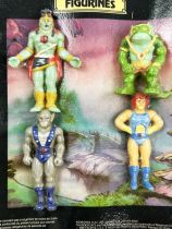 Thundercats (Cosmocats) - Kidworks - Figurines Gomme - Lion-O, Mumm-Ra, Panthro, Ssslithe 
