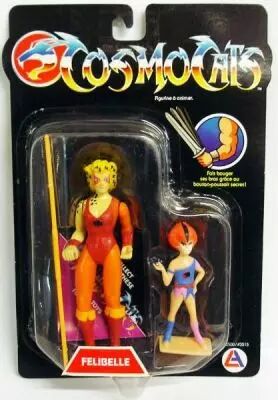 Thundercats (Cosmocats) - LJN - Cheetara / F�libelle & Wilykit (neuf sous blister fran�ais))