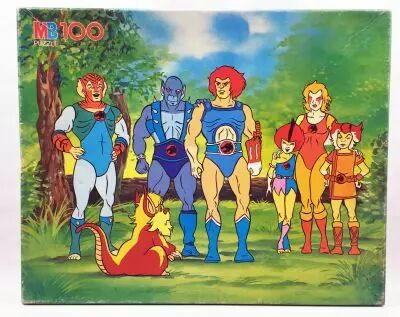 Thundercats (Cosmocats) - Puzzle MB 100 pi�ces - Les Cosmocats (ref.3417-21)