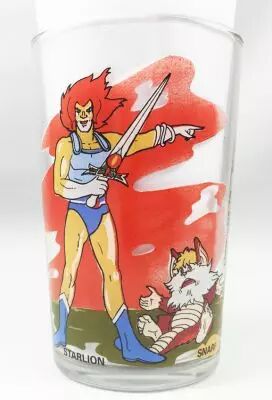 Thundercats (Cosmocats) - Verre � moutarde Amora - Starlion & Snarf / Krolor, Gorior & Shakal